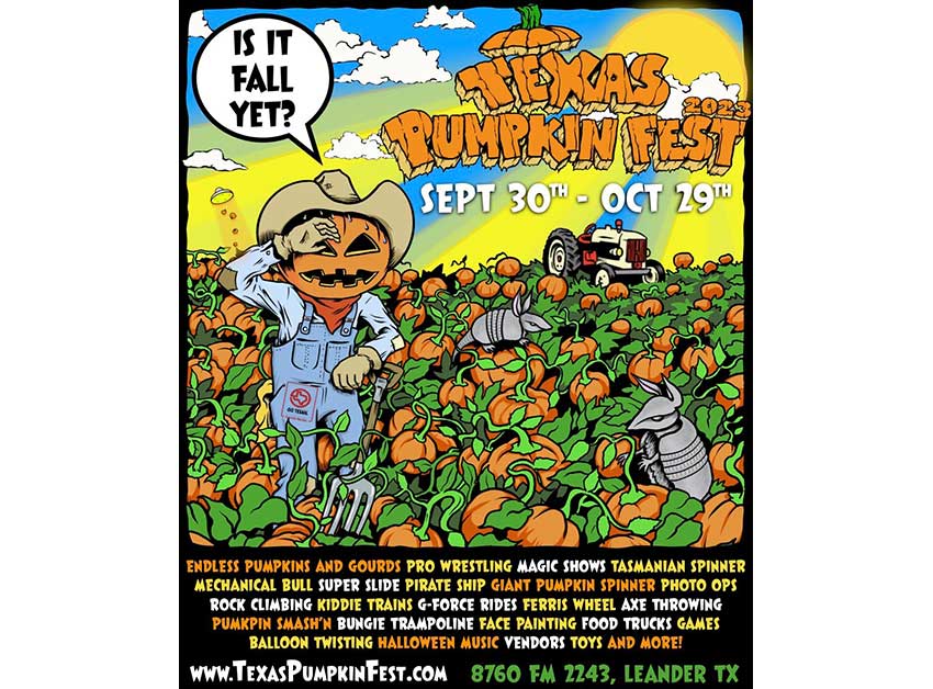 Get Ready for a Pumpkin Palooza at the Texas Pumpkin Fest